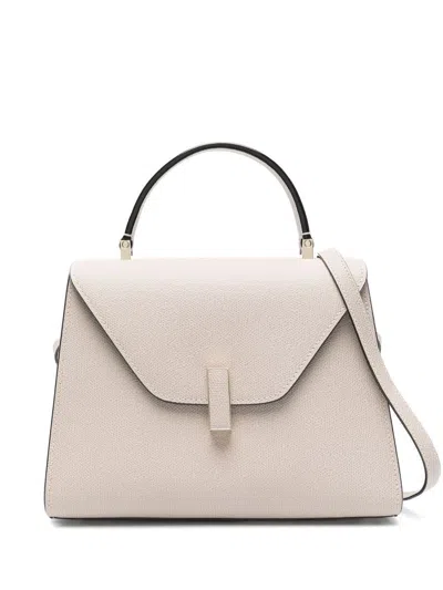Valextra Isis Media Bags In Beige