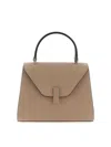 Valextra Mini Handbag With Adjustable Strap And Top Handle In Nude