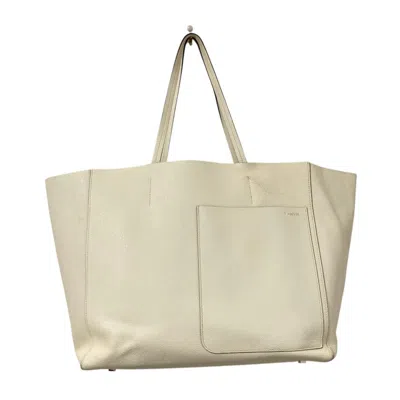 Pre-owned Valextra Ivory Leather Tote Bag ()