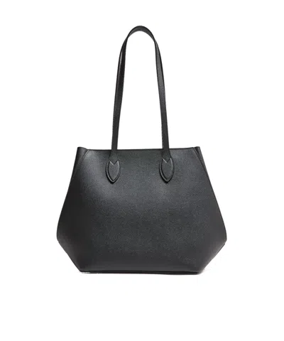 Valextra Large Handbag In Black