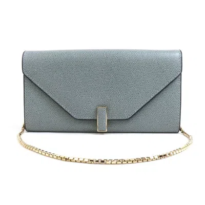 Pre-owned Valextra Leather Chain/shoulder Wallet () In Multi