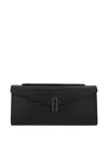 Valextra Black Leather Iside Handbag In Black