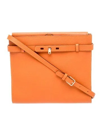 Pre-owned Valextra Leather Crossbody Bag In Brown