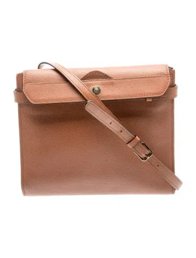 Pre-owned Valextra Leather Crossbody Bag In Brown