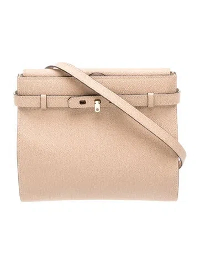 Pre-owned Valextra Leather Crossbody Bag W/ Tags In Brown