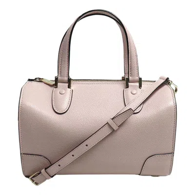 Pre-owned Valextra Leather Handbag () In Gold