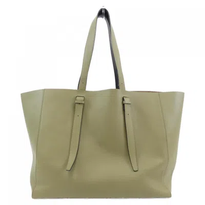 Pre-owned Valextra Leather Handbag () In Green