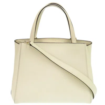 Pre-owned Valextra Leather Handbag () In White