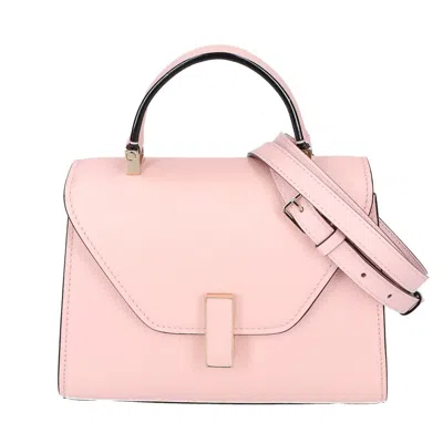 Pre-owned Valextra Leather Handbag Shoulder Bag () In Pink
