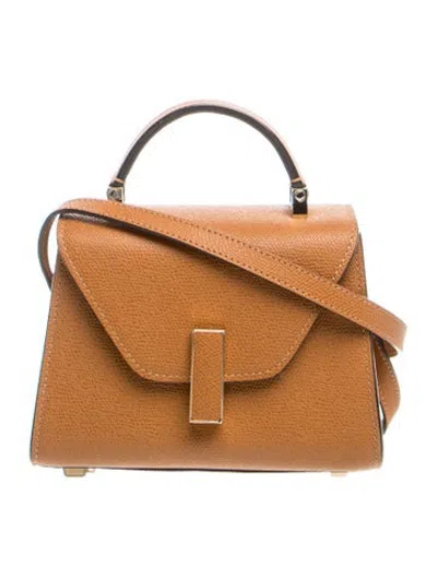 Pre-owned Valextra Leather Iside Bag Mini In Brown