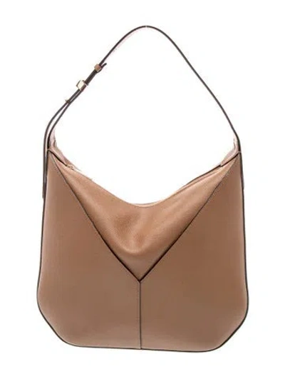 Pre-owned Valextra Leather Shoulder Bag In Brown