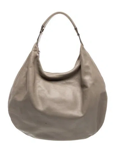 Pre-owned Valextra Leather Shoulder Bag In Neutral