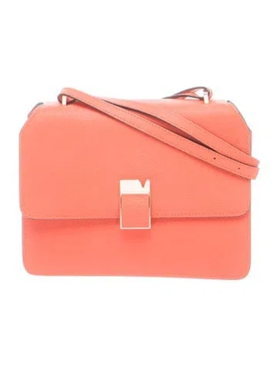 Pre-owned Valextra Leather Shoulder Bag In Pink