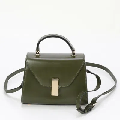 Pre-owned Valextra Leather Shoulder Bag () In Green
