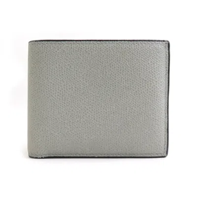 Pre-owned Valextra Leather Wallet (bi-fold) ()