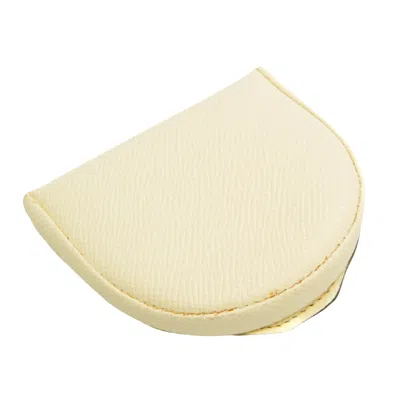 Pre-owned Valextra Leather Wallet () In White