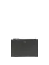 Valextra Logo-print Cardholder In Grau