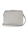 Valextra Logo Shoulder Bag In Gray