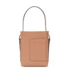 Valextra Logo Shoulder Bag In Nude