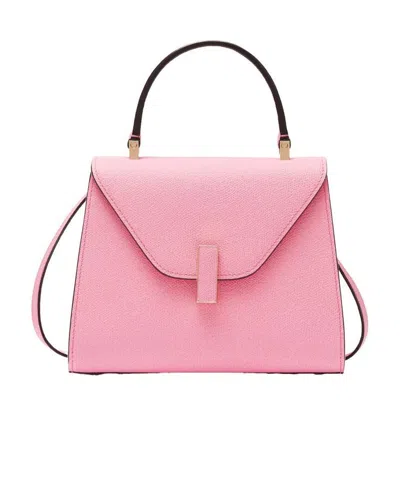 Valextra Logo Shoulder Bag In Pink