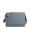 Valextra Man Cross-body Bag Slate Blue Size - Calfskin