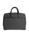 Valextra Man Handbag Black Size - Leather, Textile Fibers