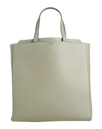 Valextra Man Handbag Sage Green Size - Leather