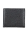 Valextra Man Wallet Black Size - Calfskin