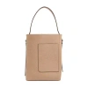 Valextra Medium Bucket Bag In Beige