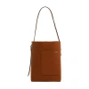 Valextra Medium Bucket Bag In Brown