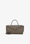 Valextra Medium Iside Editor Top Handle Bag In White