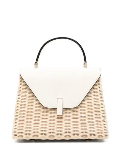 Valextra Medium Iside Tote Bag In Mgww Beige Pergamena