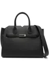 Valextra Medium-sized Milan Handbag In Black