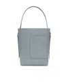 Valextra Medium Soft Bucket Bag In Gray
