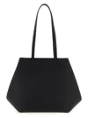 Valextra Medium Vivi Leather Tote Bag In Black
