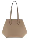 Valextra Medium Vivi Shopping Bag In Gray