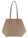Valextra Medium Vivi Shopping Bag In Gray