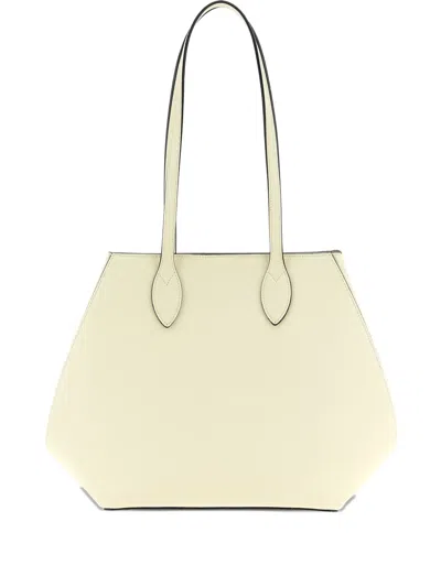 Valextra Medium Vivi Tote Bag In White