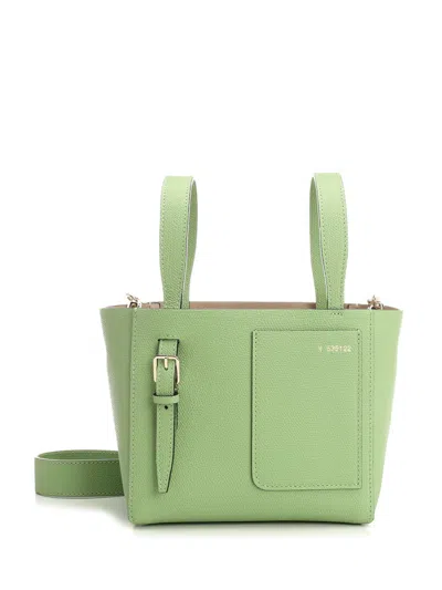 Valextra Micro Bucket Shoulder Bag Handbags Green