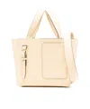 Valextra Micro Bucket Tote Bag With Adjustable Handles In Nude