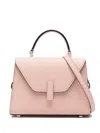 Valextra Micro Iside Leather Top Handle Bag In 粉色