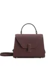 Valextra Iside Mini Bag Adjustable Strap Top Handle In Red