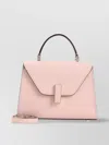 Valextra Micro Iside Leather Top Handle Bag