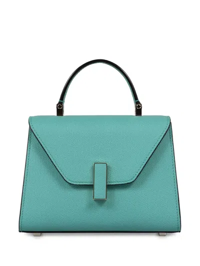 Valextra Micro Iside Tote Bag In Blue