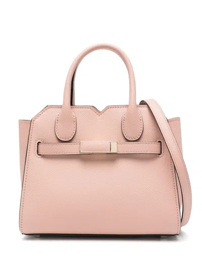 Valextra Micro Milano Cross Body Bag In 粉色