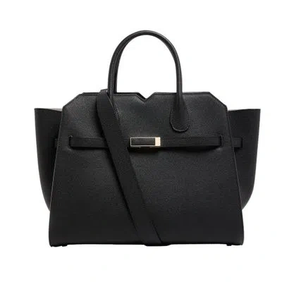 Valextra Milano Media Bag In Black