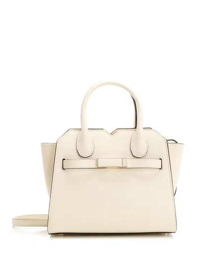 Valextra Milano Micro Handbags Beige
