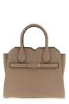 Valextra Milano Mini Handbag In Sand