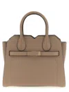 Valextra Beige Milano Mini Satchel In Sand