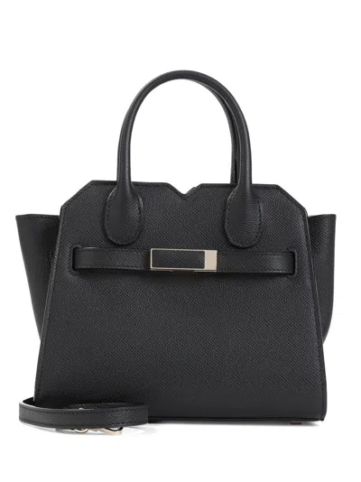 Valextra Milano Tote Bag In Black
